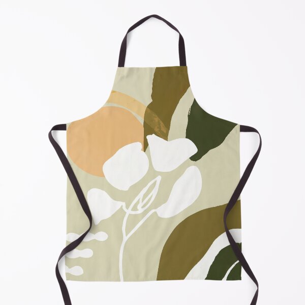 Artikelvorschau, Modern Abstract Art Floral - Olive Green Tones entworfen und verkauft von Inomaly Art.