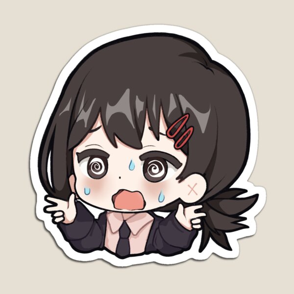 "Kobeni Chainsaw Man Sticker Emoji Icon " for Sale by