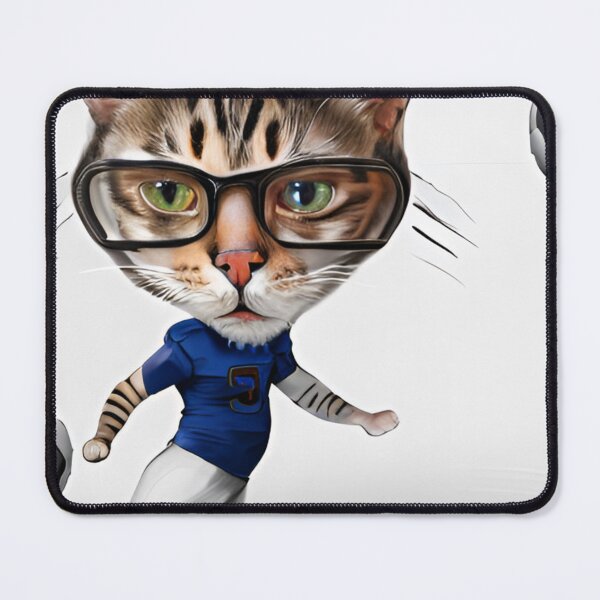 Item preview, Portrait,  cat playing football  designed and sold by RiseAbove22.