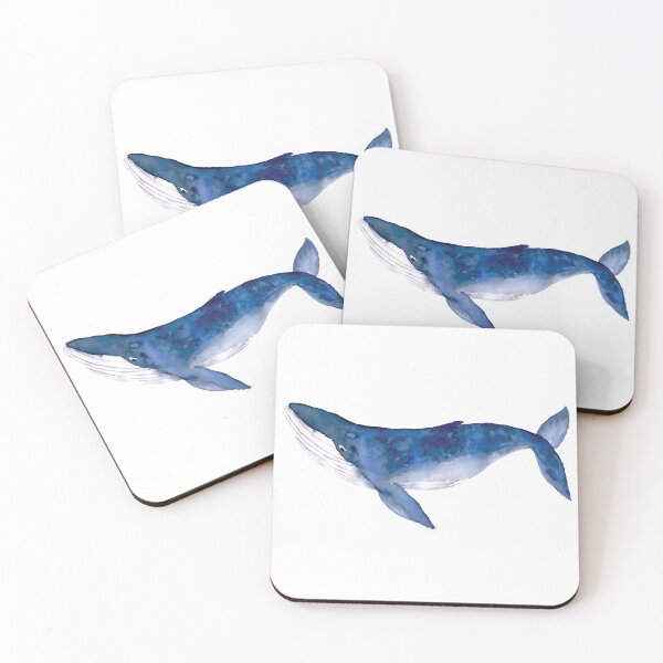 Artikelvorschau, Buckelwal in Aquarell entworfen und verkauft von Harpley Design Studio.