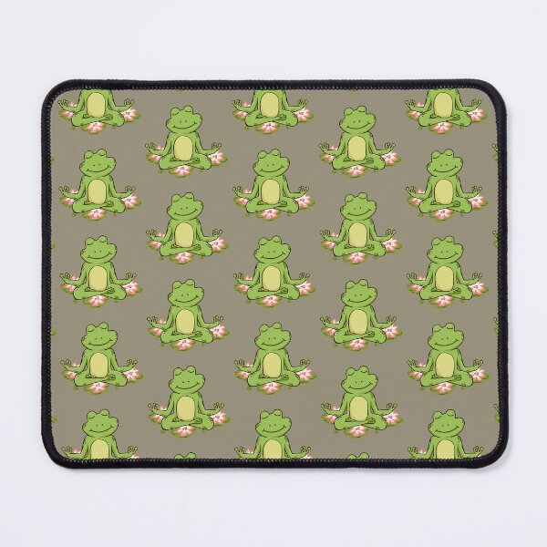 Item preview, Yoga frogs. meditating frog doing yoga.  designed and sold by HopItStudio.