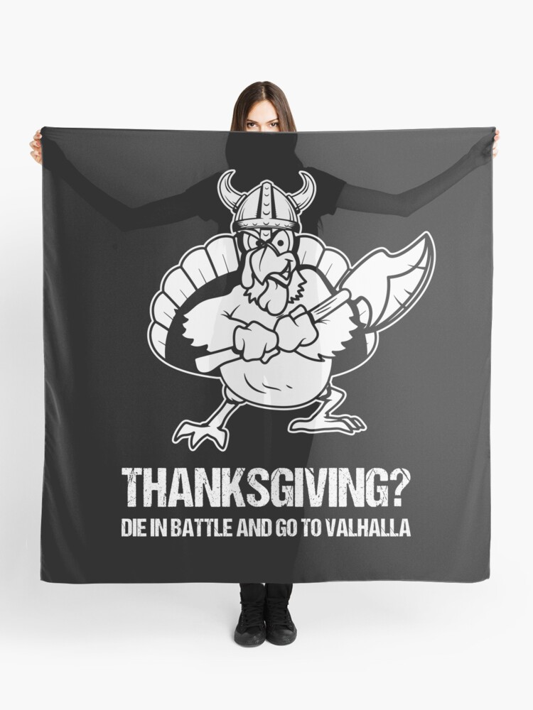 Funny Thanksgiving Day Viking Turkey Valhalla Shirt