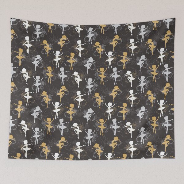 Item preview, Ballerina Pattern, Retro Style, Ballet Pattern, Ballet Dance designed and sold by graphic-genie.
