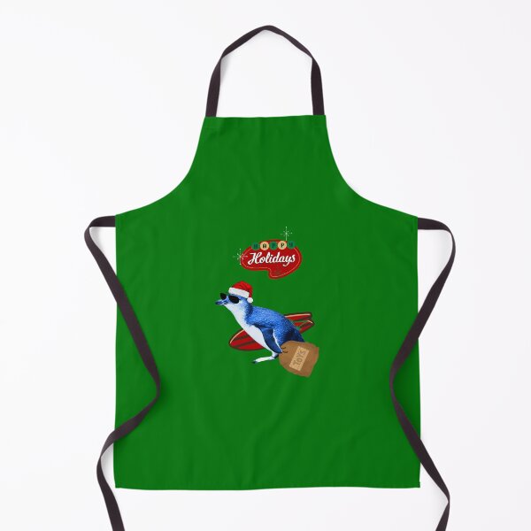 Item preview, Happy Holiday Surfer Penguin (fondo verde) designed and sold by SBPenguins.