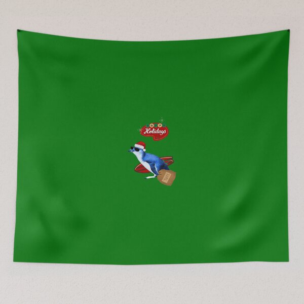 Item preview, Happy Holiday Surfer Penguin (fondo verde) designed and sold by SBPenguins.