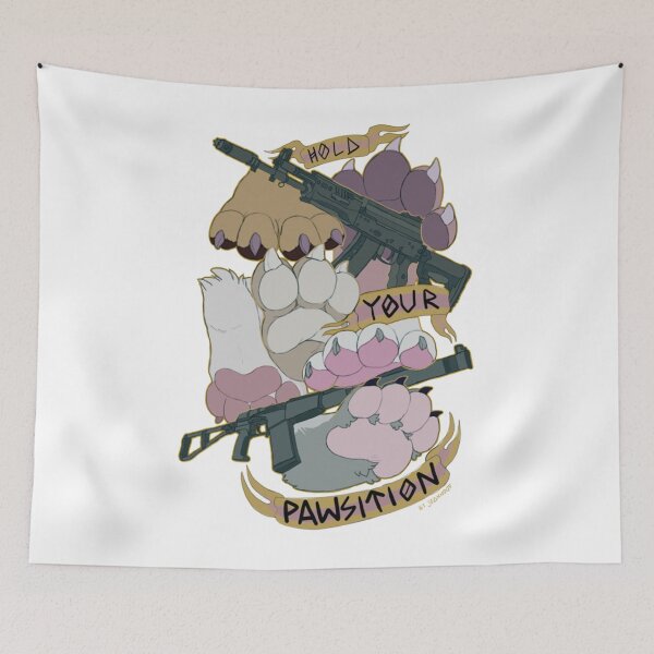 Item preview, Hold Your PAWSITION   designed and sold by AmosConn.