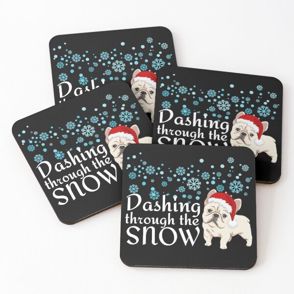 Item preview, Dashing through the snow with my Pug dog designed and sold by TreetopStudios.