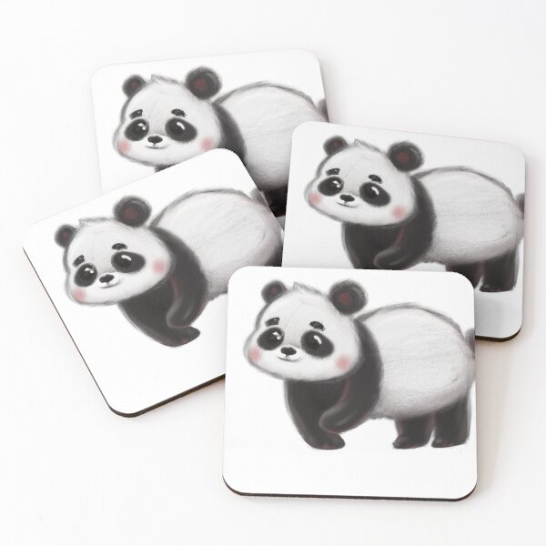 Item preview, Cute Panda Drawing designed and sold by WeHeartAnimals.