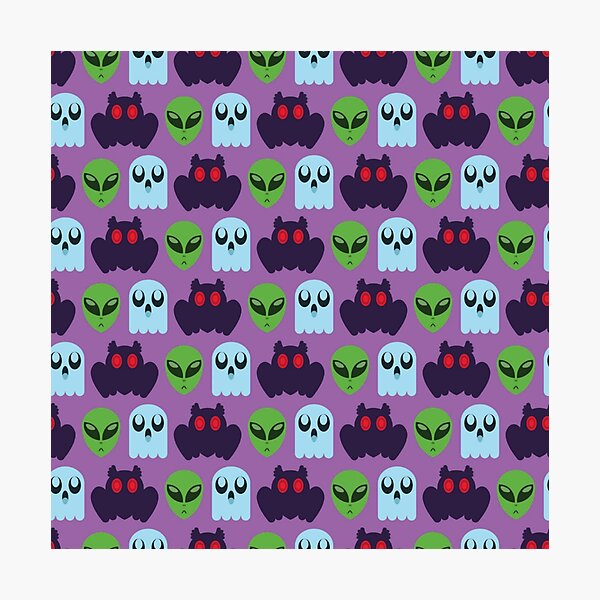 Spooky Pattern Photographic Print