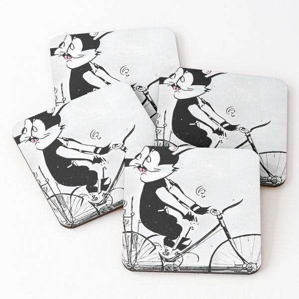 Item preview, A Cat riding a bicycle  designed and sold by RiseAbove22.
