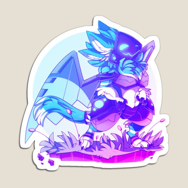 Doodle Love Protogens <3 Magnet for Sale by Fursumi