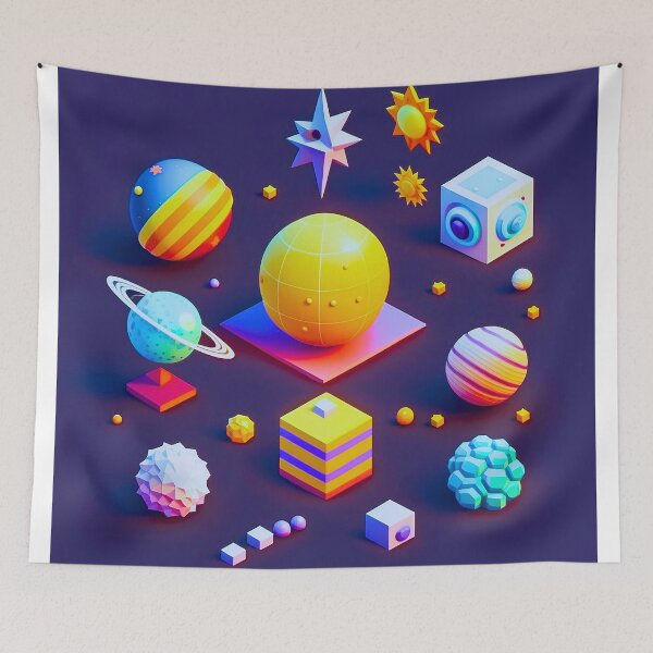 Item preview, Solar System Isometric designed and sold by Octane-Designs.