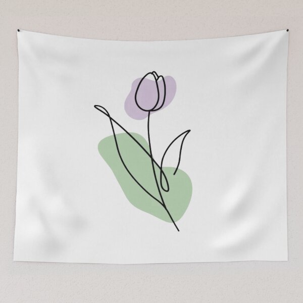 Item preview, Tulip Abstract Line Art designed and sold by LMoonDesigns.