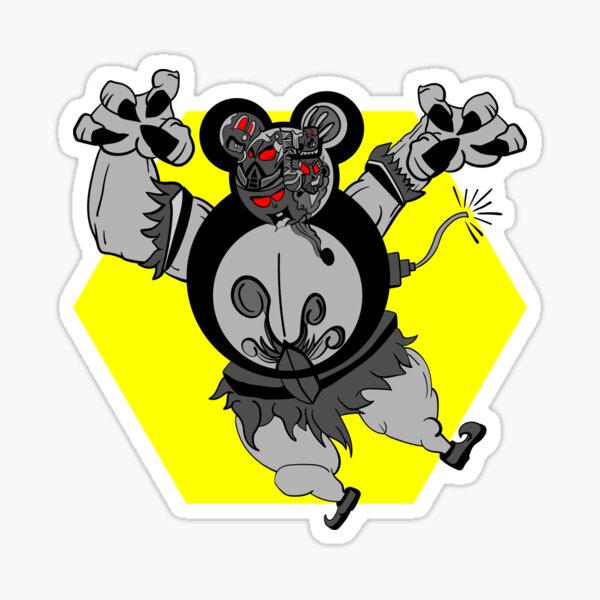 "animal doodle art" Sticker for Sale by GoresanShiftB | Redbubble
