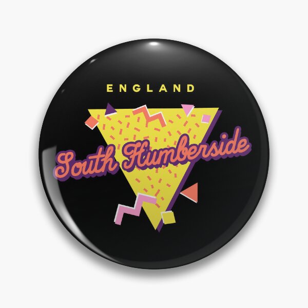 Item preview, Retro 90s Pop 'South Humberside' Vintage England designed and sold by dinosareforever.