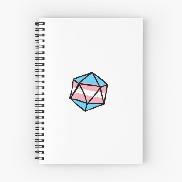 Item preview, Transgender D20 designed and sold by StaticHexa.