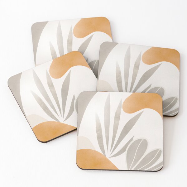 Item preview, Modern Abstract Art Floral - New Boho Art - Pink and Warm Tones designed and sold by Inomaly Art.