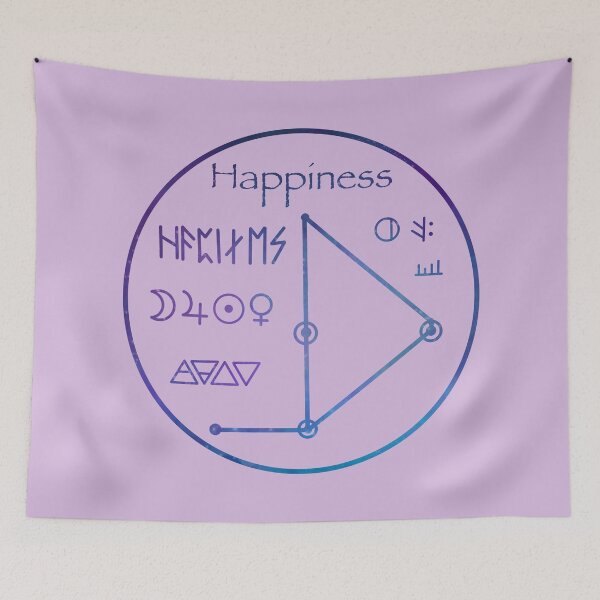 Aperçu de l'œuvre Talisman bonheur couleur galaxie créée et vendue par secretmagic.