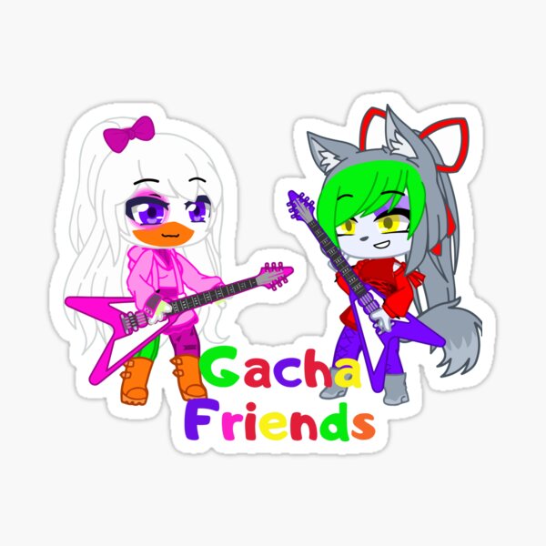 Sing and Dance with friends Gacha Club. Oc ideas friends Gacha life - Gacha  Club Dolls Sticker by gachanime