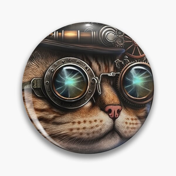 Item preview, steampunk cat designed and sold by IA-Power.
