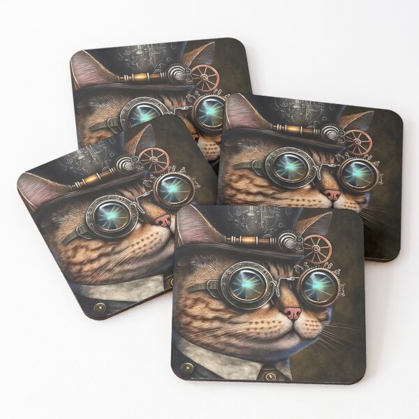 Item preview, steampunk cat designed and sold by IA-Power.