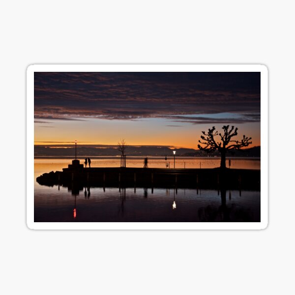 Item preview, Dusk setting in over the pier designed and sold by mamba.