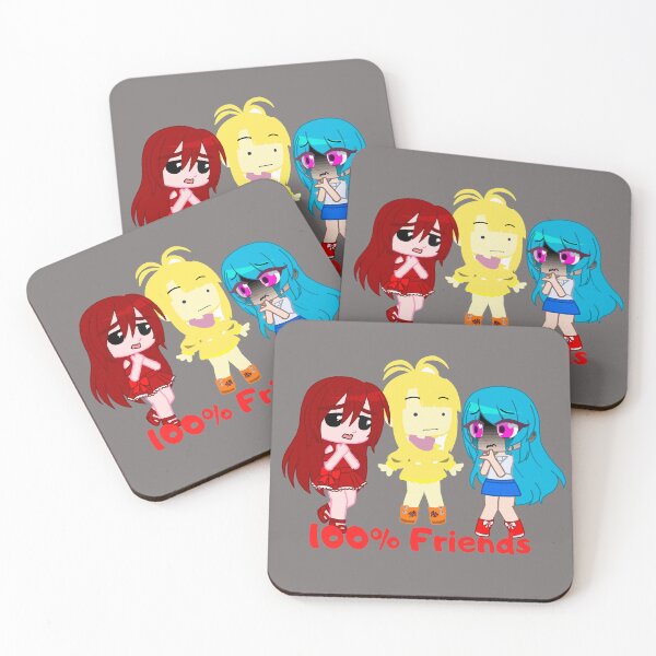 Artikelvorschau, Beste Freunde und Rivalen der Kawaii-Schule. 100% Amigas Gacha Club - Amigos Gacha Club - Gacha Club Puppen - Gacha Girls entworfen und verkauft von gachanime.