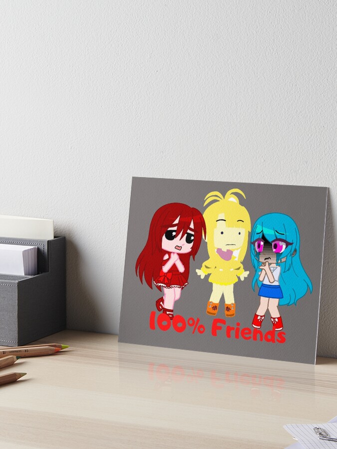 Sing and Dance with friends Gacha Club. Oc ideas friends Gacha life - Gacha  Club Dolls Art Board Print by gachanime