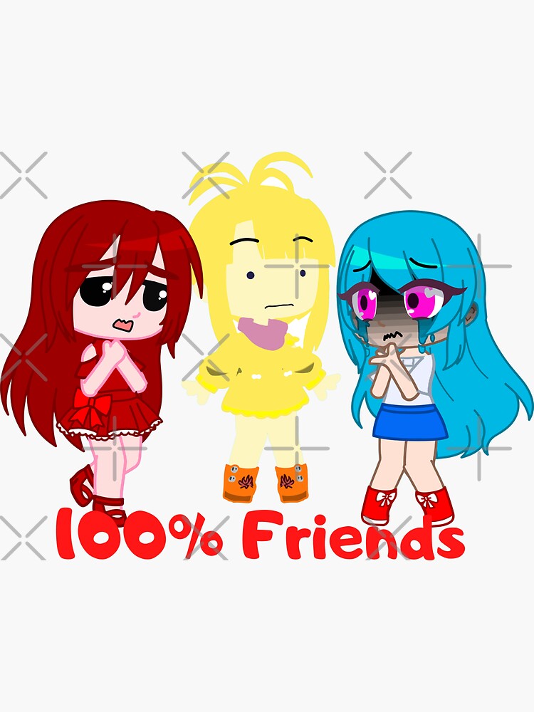 Chibi boy cheerful excited Gacha Club. Oc friends forever Gacha life - Gacha  Club Dolls Metal Print by gachanime