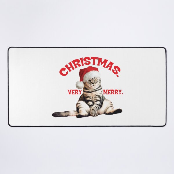 Item preview, Not a Very Merry Christmas Cat designed and sold by chillaxcats.