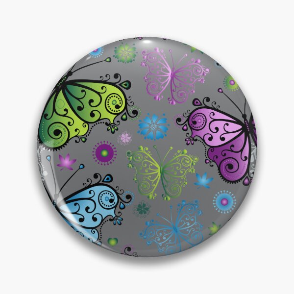 Item preview, Floral butterflies seamless designed and sold by obinsuma.