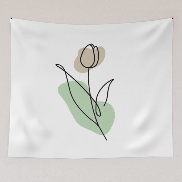 Item preview, Tulip Abstract Line Art designed and sold by LMoonDesigns.