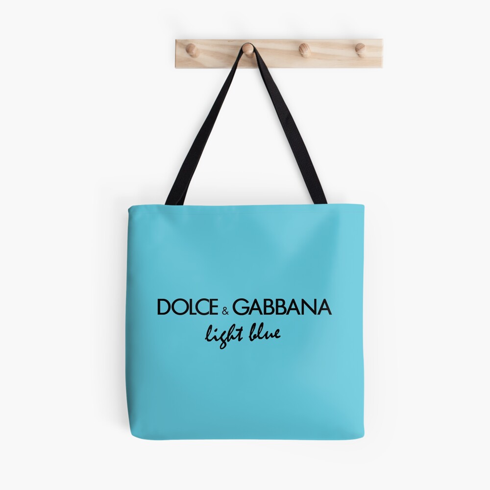 Dolce & Gabbana, Bags, Dolce Gabbana Light Blue White Tote