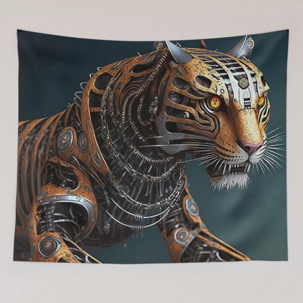 Item preview, mechanical tiger designed and sold by IA-Power.