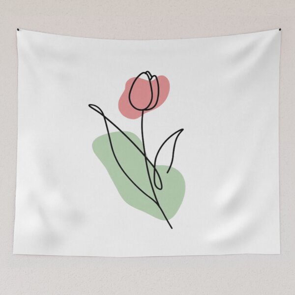 Item preview, Tulip Abstract Line Art designed and sold by LMoonDesigns.
