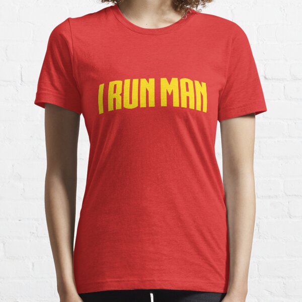 Item preview, Funny Superhero Runners Ironman T-shirt designed and sold by TeeMonsters.