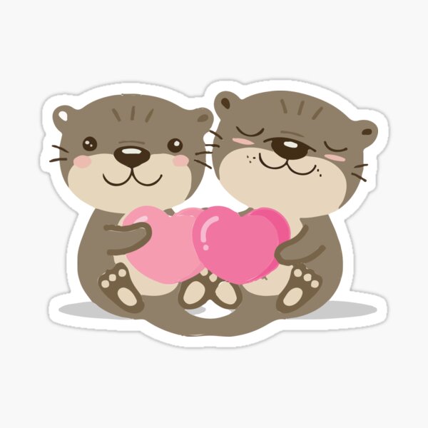 Artikel-Vorschau von Bedeutende Otter - Händchen haltende Otter, designt und verkauft von HichamMissiame.