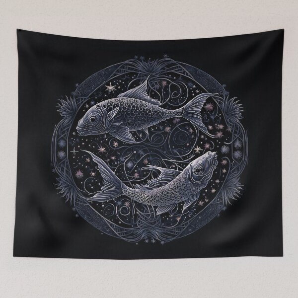 Item preview, Zodiac Sign Pisces (February 19 and March 20) designed and sold by NTGUILTY.
