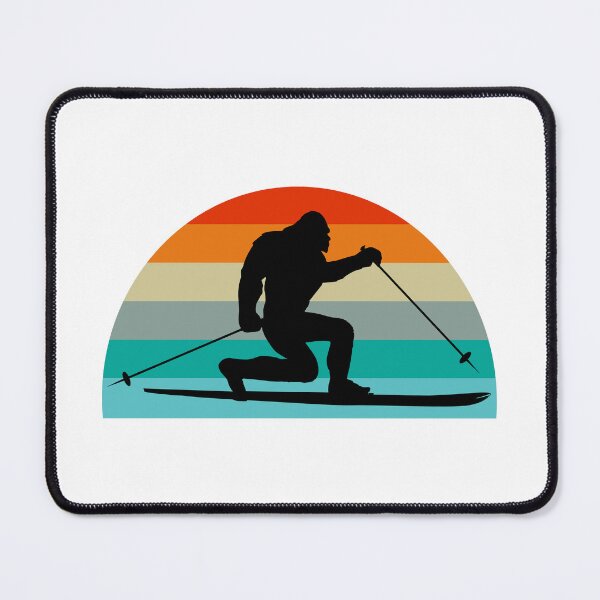 Item preview, Bigfoot Telemark Skiing Rainbow designed and sold by Esskay Designs.