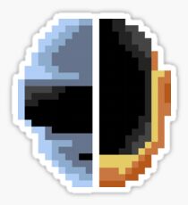 Daft Punk Pixelart Sticker