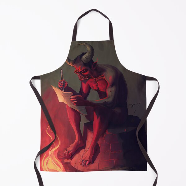 Item preview, Demon writing his memoirs designed and sold by IA-Power.