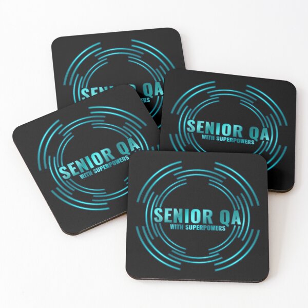 Item preview, Senior qa engineer with super powers - Senior qa tester designed and sold by stayartsy07.