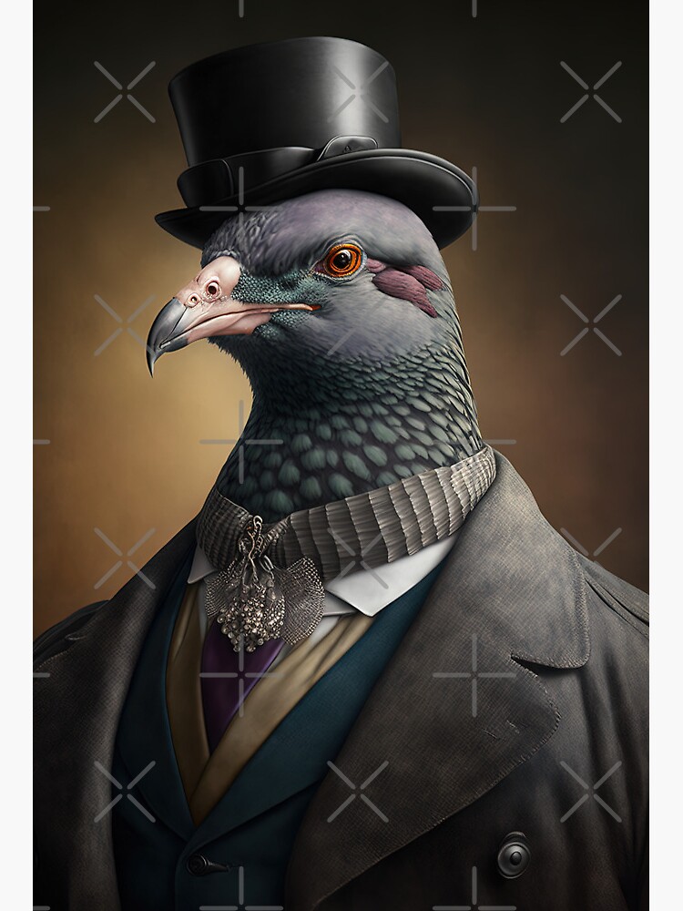 Old School Gangster Pigeon - Al Capone Classic T-Shirt for Sale by  StevenWhip