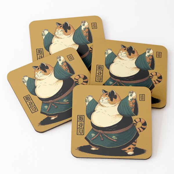Item preview, Cute Sumo Cat | Japanese Art | Ukiyo-e designed and sold by Olenaus.