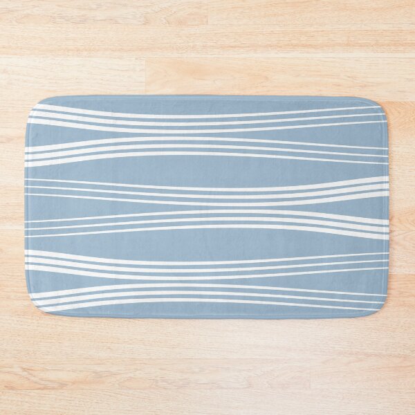 Item preview, Horizontal wavy lines - light blue designed and sold by BattaAnastasia.