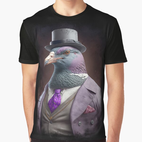 Aperçu de l'œuvre Pigeon gangster de la vieille école - Joker créée et vendue par StevenWhip.