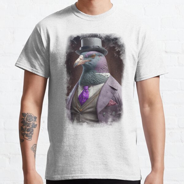 Old School Gangster Pigeon - Al Capone Classic T-Shirt for Sale by  StevenWhip