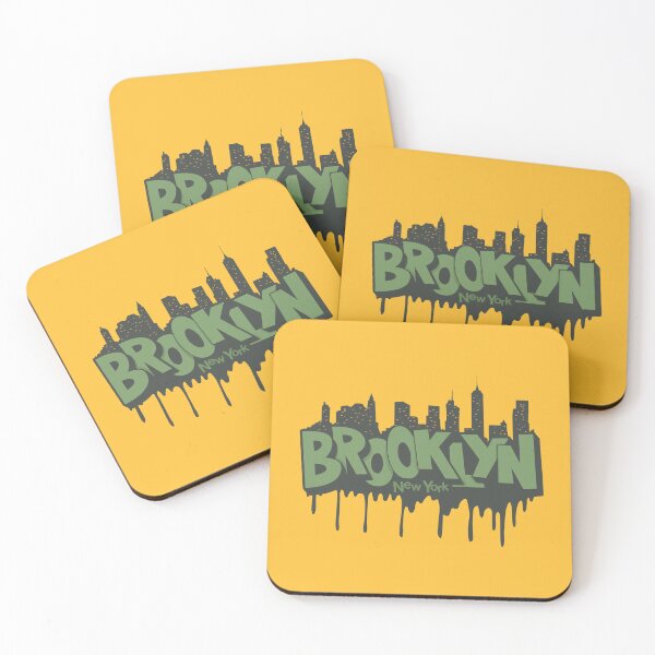 Item preview, New York Brooklyn, Brooklyn lettering, Brooklyn logo designed and sold by Boogosh.
