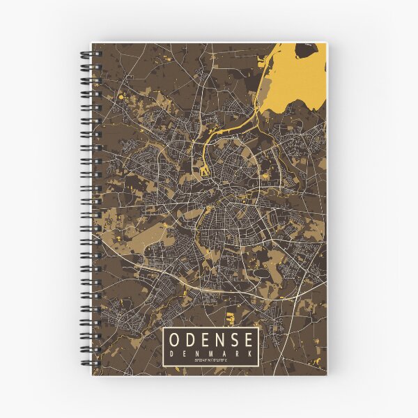 Item preview, Odense City Map of Funen, Denmark - Pastel designed and sold by deMAP.