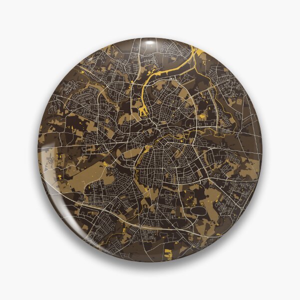 Item preview, Odense City Map of Funen, Denmark - Pastel designed and sold by deMAP.